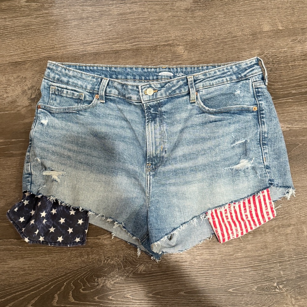 American flag shorts